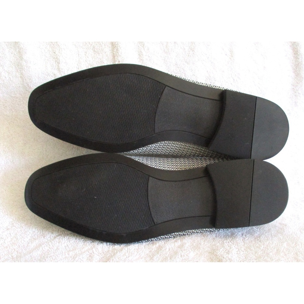 Steve Madden Enmeshed Mens Loafers Black White Woven Penny Loafer Enme01m1 12M - Picture 6 of 10